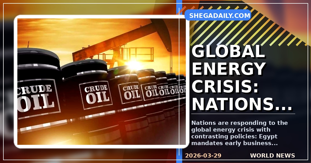 Global Energy Crisis: Egypt Imposes Curfews as Australia Makes Public Transit Free