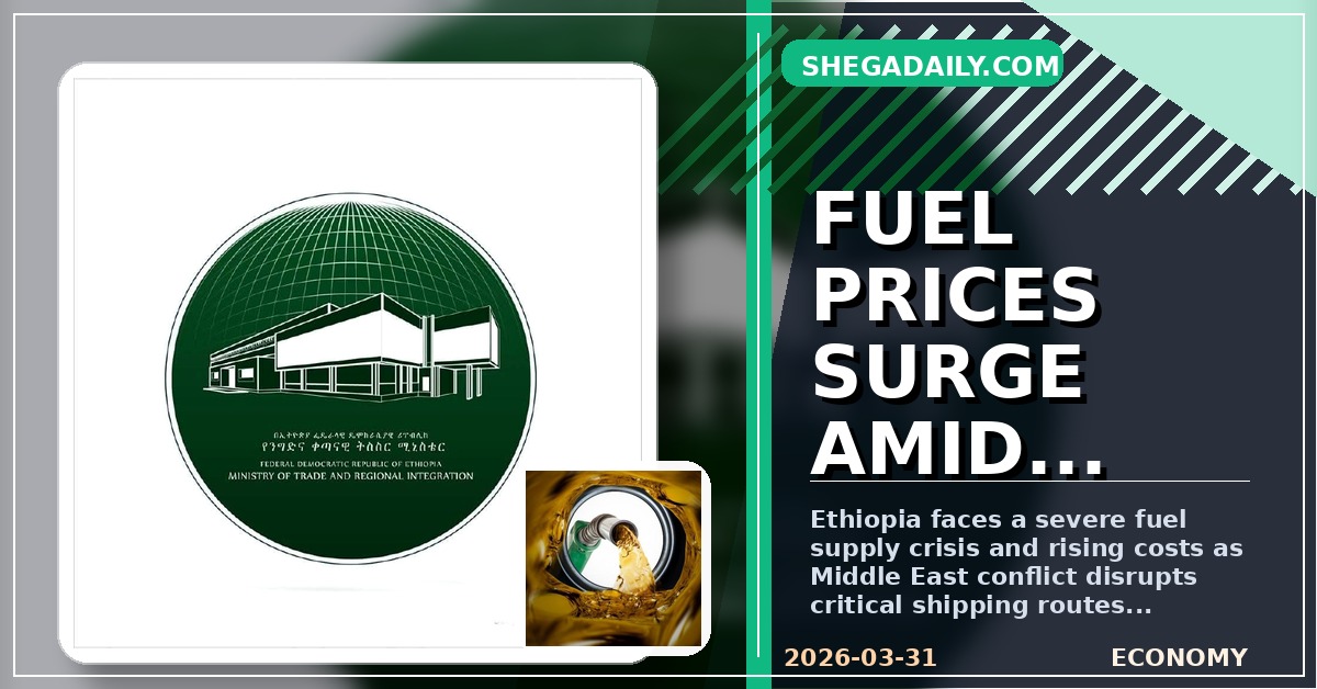 Middle East Conflict Drives Ethiopia's Fuel Costs to Record Highs