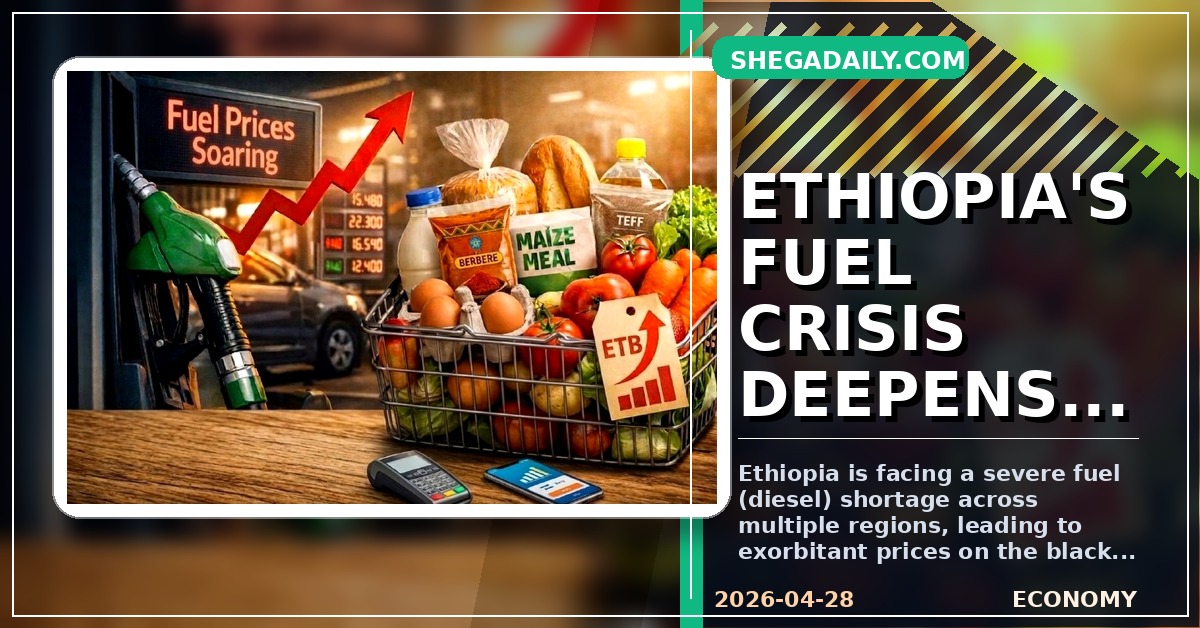 Ethiopia Grapples with Severe Fuel Shortage, Black Market Surge