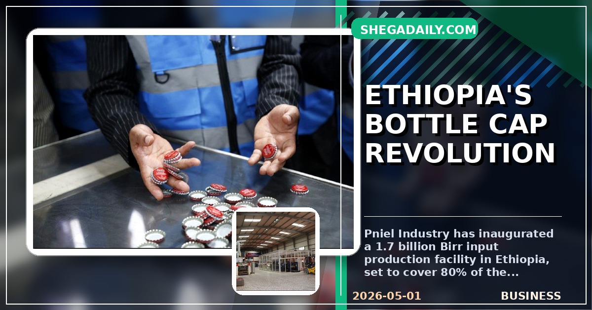 Ethiopia's Pniel Industry Opens 1.7 Billion Birr Plant, Eyes 80% Bottle Cap Market
